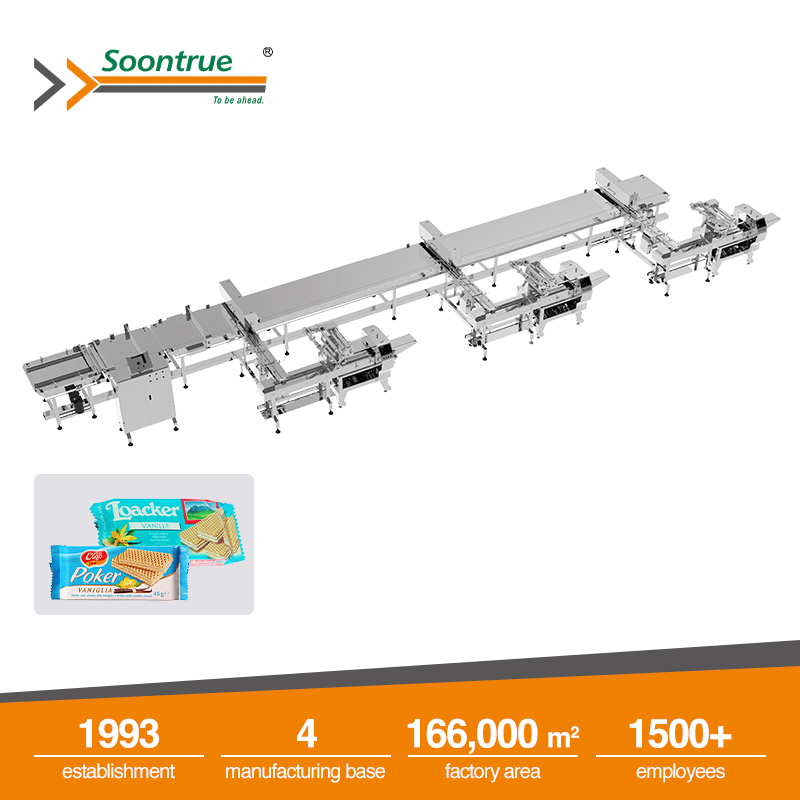 Automatic wafer packaging line