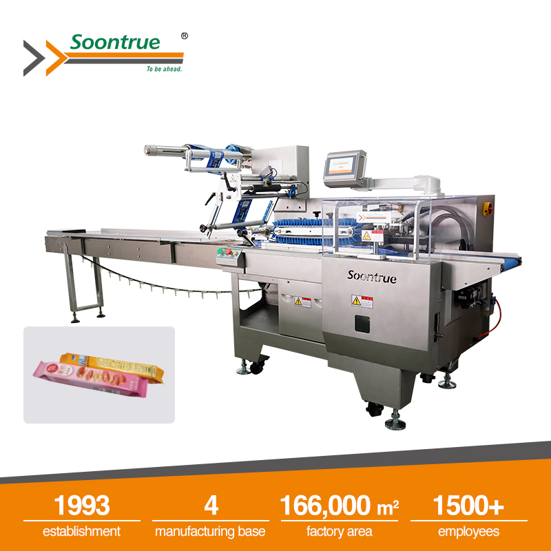 Box motion flow wrapping machine - SW60E