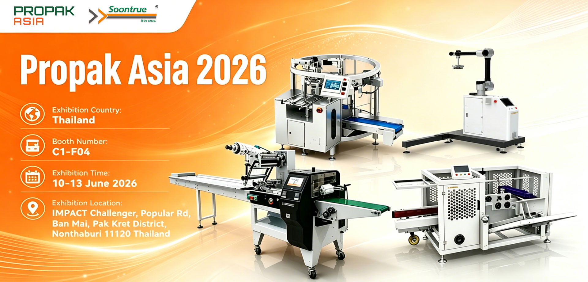Meet Soontrue at ProPak Asia 2026 Thailand