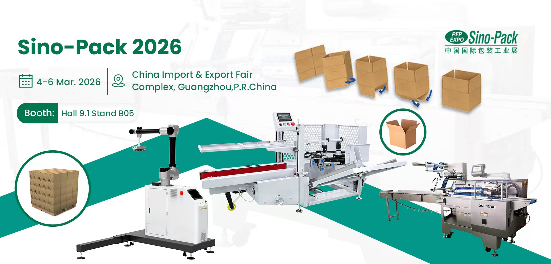 Meet Soontrue at Sino-Pack 2026: Revolutionizing Your Packaging Line with Smart Automation