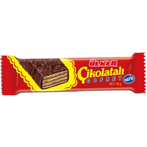 Chocolate coated wafer